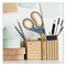 Westcott 8 in. Long x 3.25 in. Cut Length Non-Stick Titanium Bonded Scissors - Crane-Style Gray/Yellow Handle